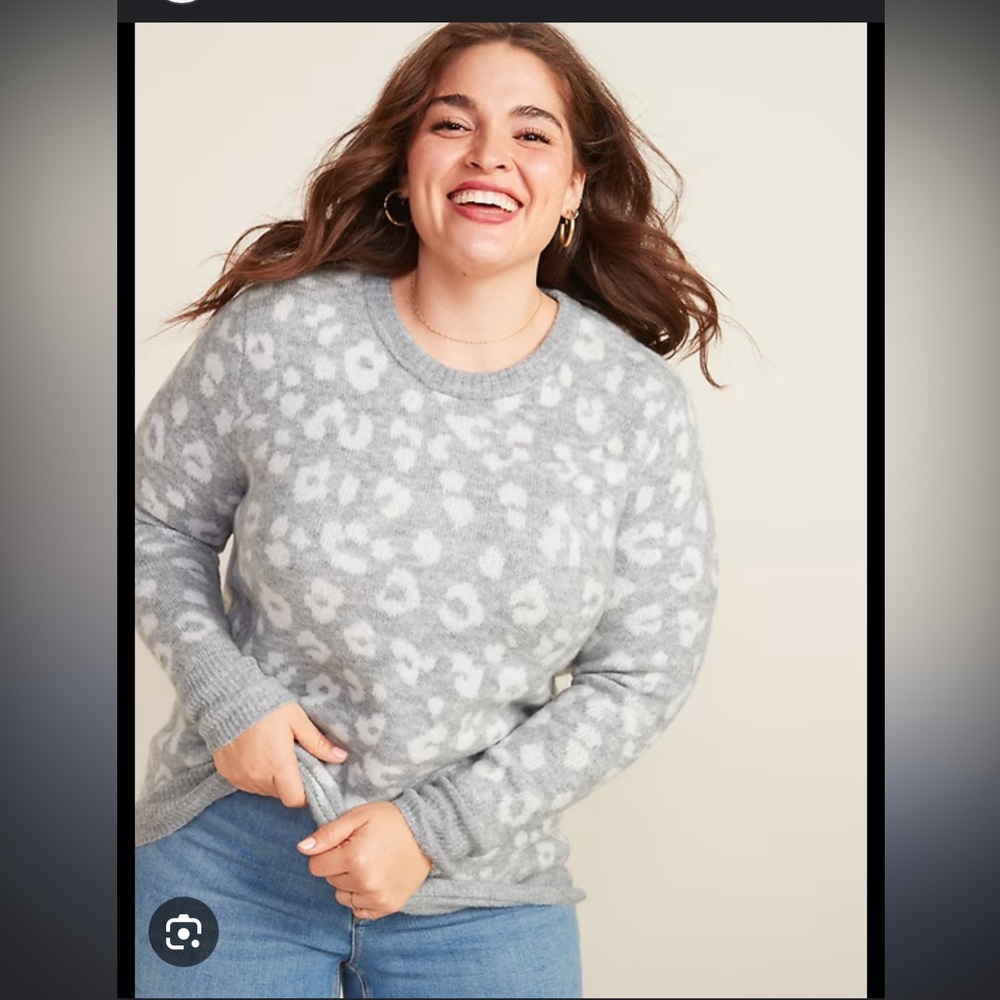 😎 Old Navy Leopard Sweater NWT